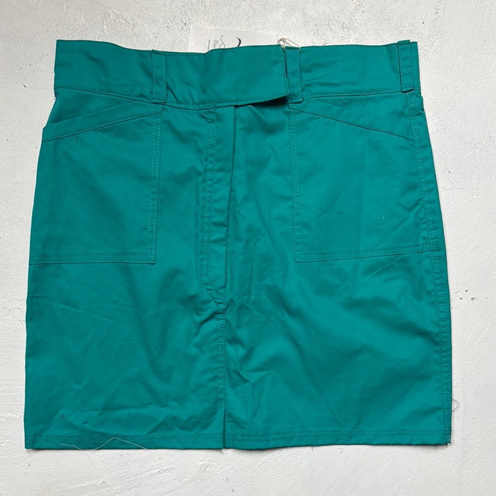 Teal Mini Skirt